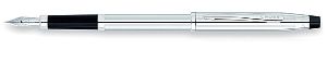 Century II Lustrous Chrome Pen - A3 - Engraveable Chrome Fountain Pen